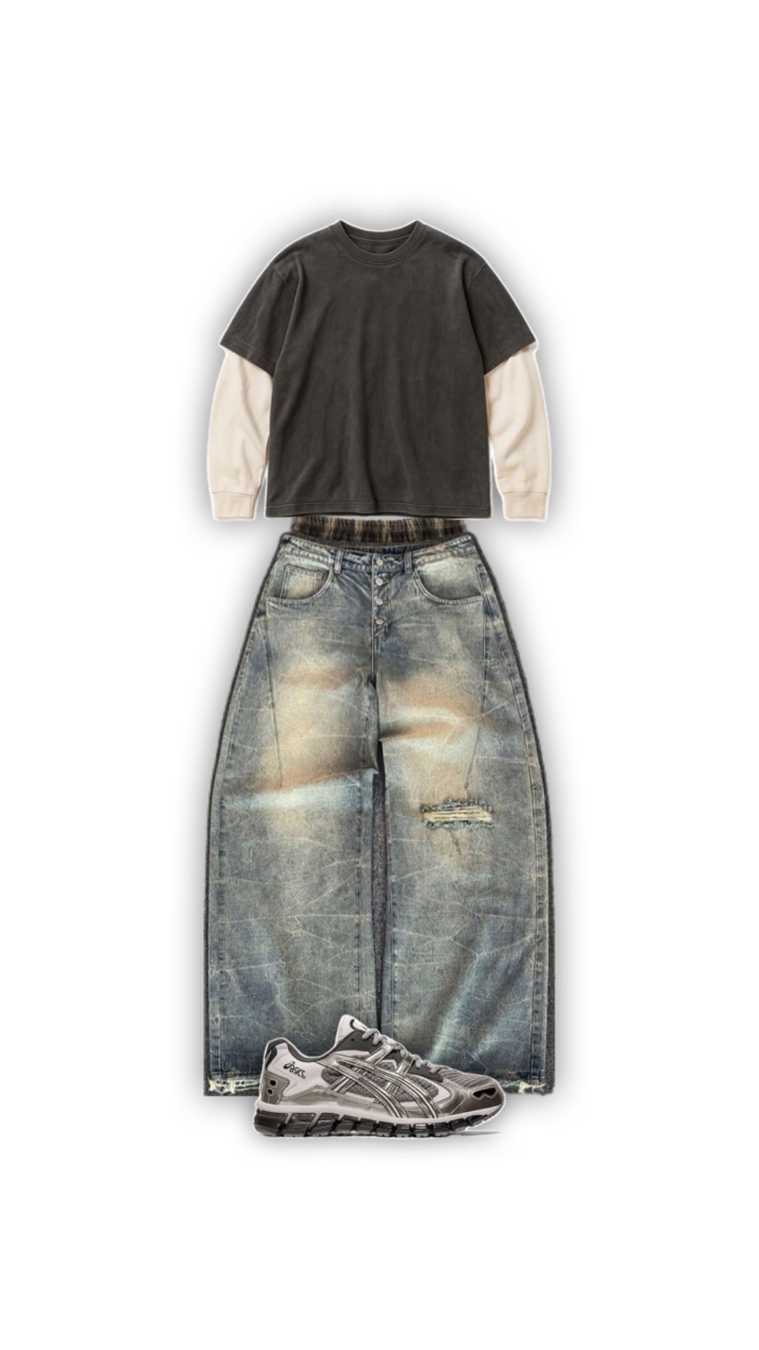 Outfit Washed Denim