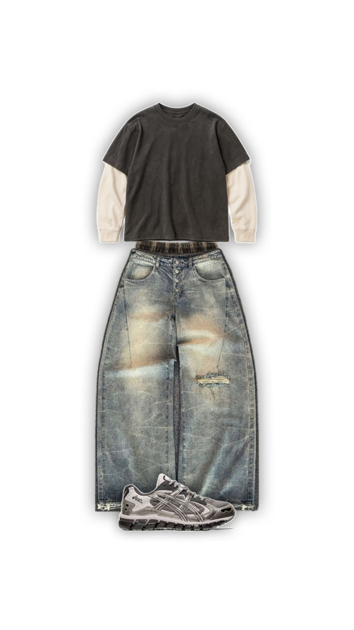 Outfit Washed Denim